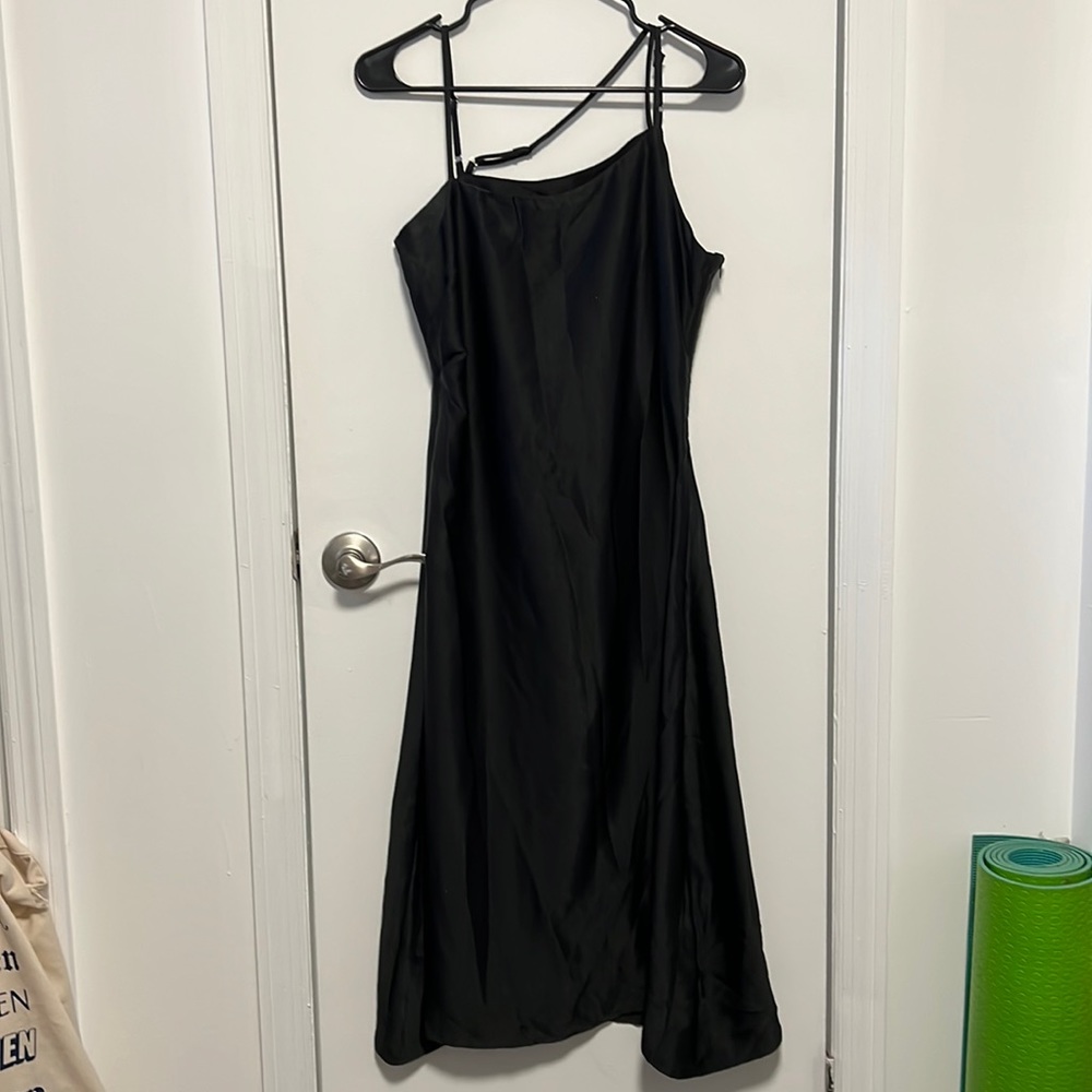 Black Satin Dress
